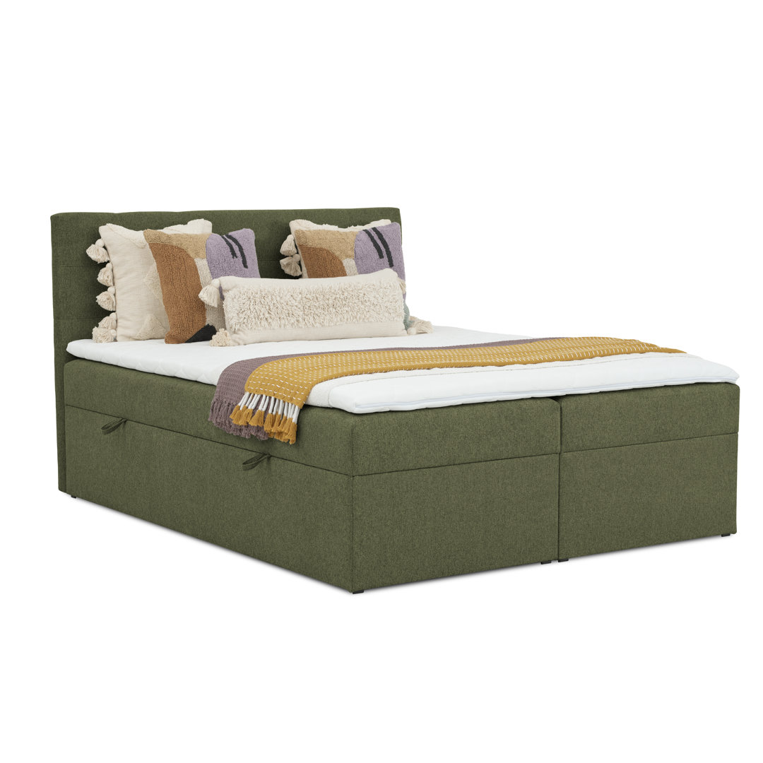 Boxspringbett mit Topper und Bettkasten