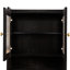 Garde-manger 71 po H noir