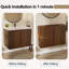 Armoire murale pliante 30 po avec lavabo-832075228