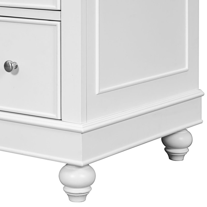 Base de meuble-lavabo simple 35,28 po seulement, Blanc