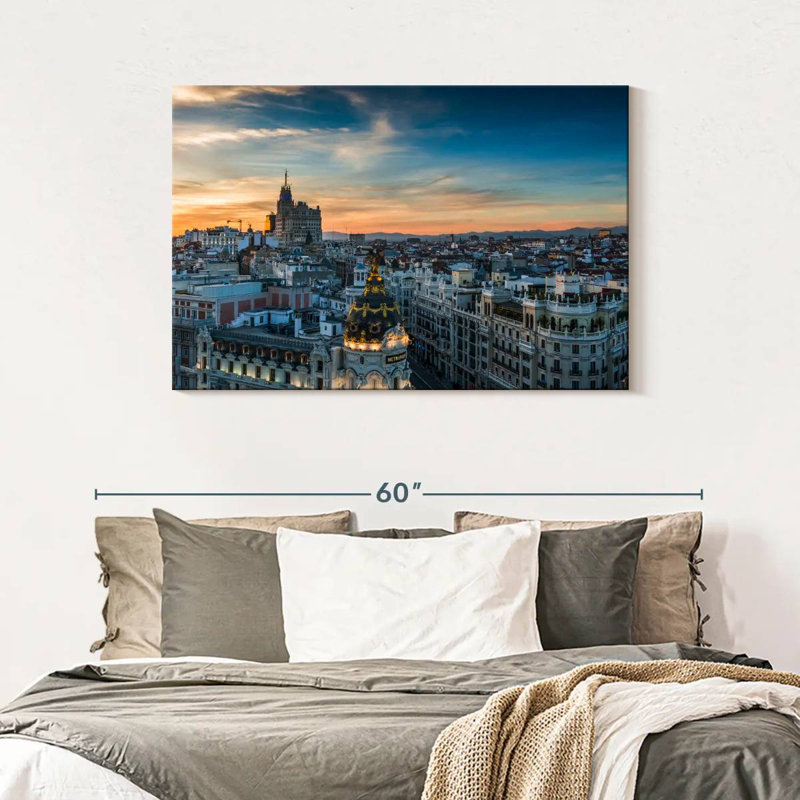 Horizon du crépuscule Sirci Madrid, H 30 po x l 45 po