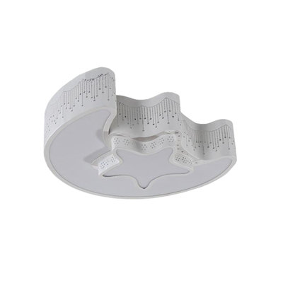 Star Moon Kid's Room Ceiling Light Creative Baby Bedroom