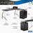 Techni Mobili Modern L- Shaped Computer Desk With File Cabinet And Storage