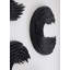 Swoop Wall Art, Black Wood, Small