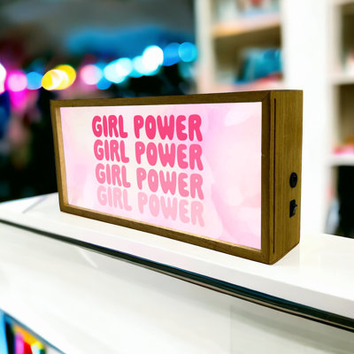 Hila Girl Power 15" LED Sign
