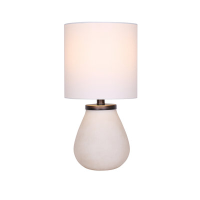 Lampe de table en verre Adolfa