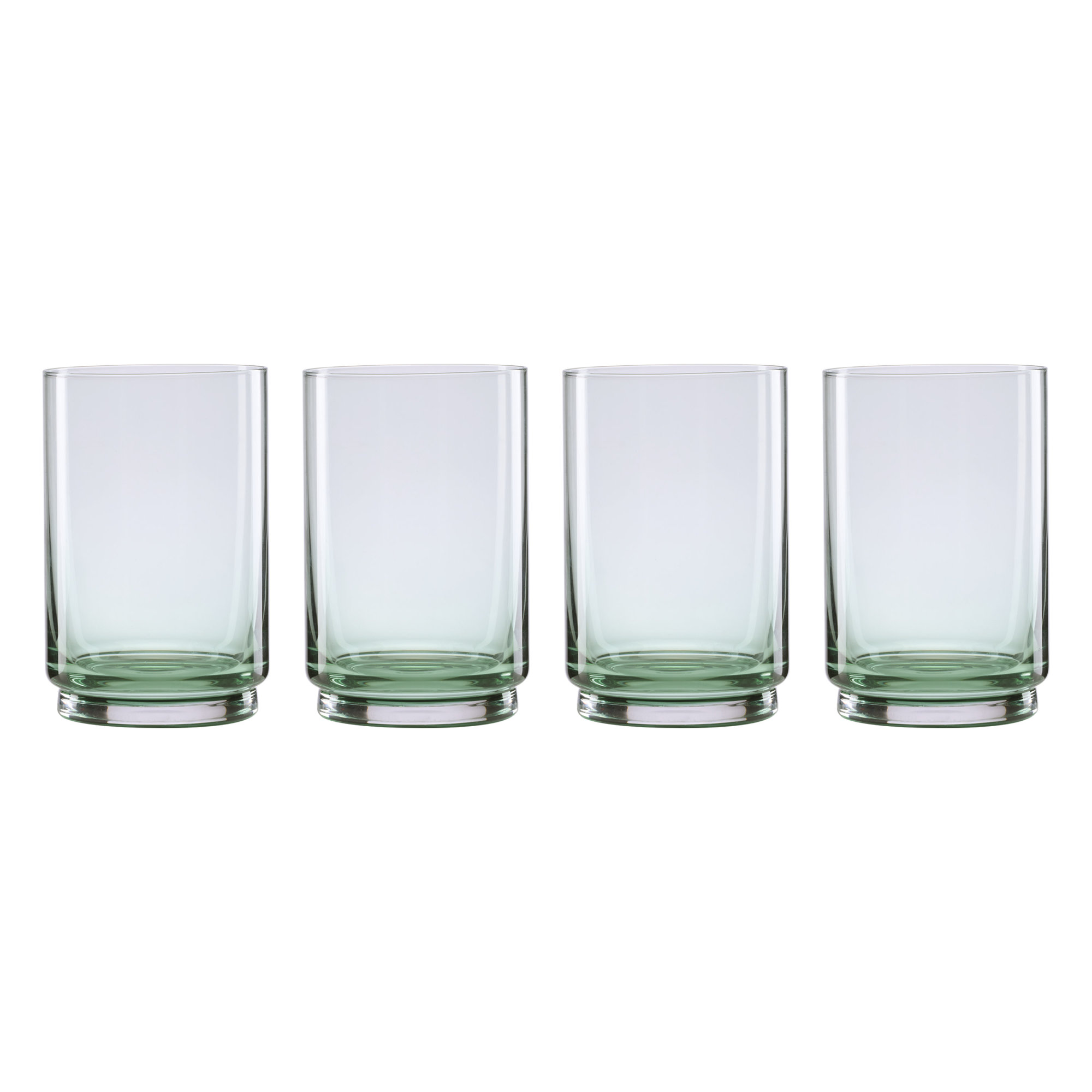 Lenox Tuscany Stackable Coolers, Set of 4, Green, 17 Oz