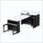 Extendable Dining Table With Extra-Long Folding Top, Rolling Kitchen Island With Drawers, Power Outlet And Brake Lock, Storage Cabinet For Kitchen And Dining Room-584099052