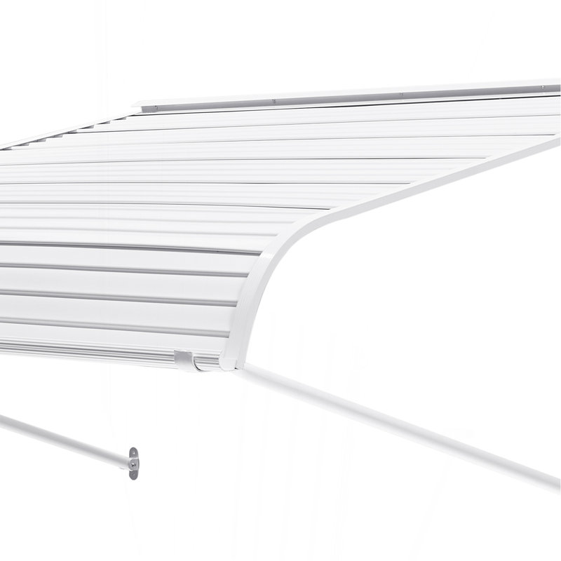 Window Awning Door Canopy 48X42 In Aluminum Alloy Front Door Awnings Anti-Rust