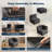 8-piece Plush Corduroy Modular Sectional Sofa With Ottoman, Comfy Deep Seat Cloud Couch, Upholstered Living Room Set-1468826140