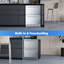 23.4” 5.0 Cu.Ft. Under Counter Stainless Beverage Refrigerator Built-in Or Freestanding.