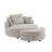 Dashton Upholstered Barrel Chair with Ottoman-756477119