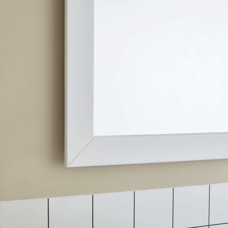 Karson 96'' Double Bathroom Vanity with Ceramic Top with Mirror, White