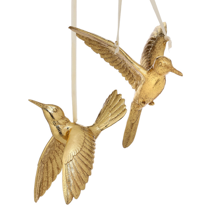 Ornements en résine de colibri