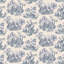 Toile De Jouy Wallpaper Country Animal Print Traditional Feature Wall Red Navy-658748761