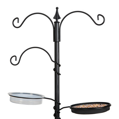 Carice Steel Freestanding Decorative Bird Feeder