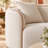 UNAROVA Modern 3-Seater Curved Boucle Sofa