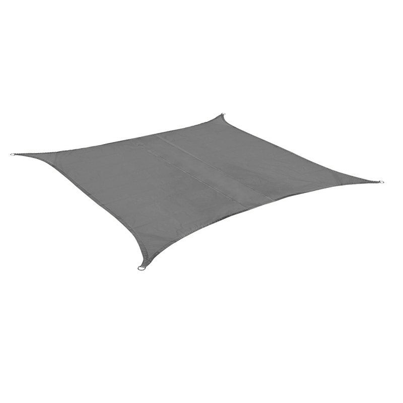 Seren 3m x 3m Square Shade Sail, Grey