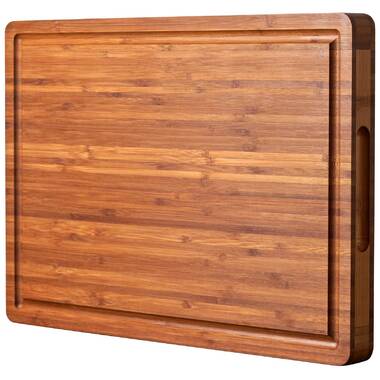 Crestone 30 X 20 Bamboo Extra Large Cutting Board - Wooden Stove Top Cover  Noodle Board
