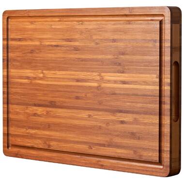 Crestone XXXL Extra Large Bamboo Cutting Board 24X16 Inches Largest Stove  Top Wood Carving Board With Juice Groove Over Sink