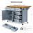 Kitchen Island With Drop Leaf-1123176586