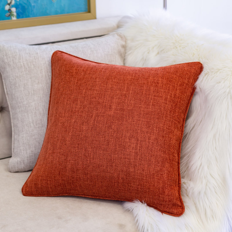 Throw Pillow, Rust