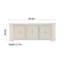 Crédence de rangement l 86,6 po American Retro