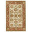 Hand Knotted Wool Area Rug in Ivory And Red