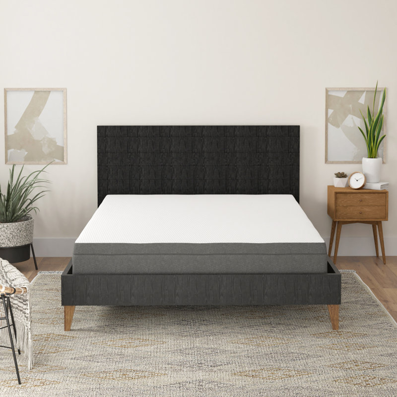 8" Daisy Firm Memory Foam Mattress With Edge Support And Air Grid, Extra-long Twin