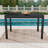 Outdoor Expandable Dining Table, Extra Large 106" L X 35" W Metal Aluminum Outdoor Dining Tables For 8-10 Person