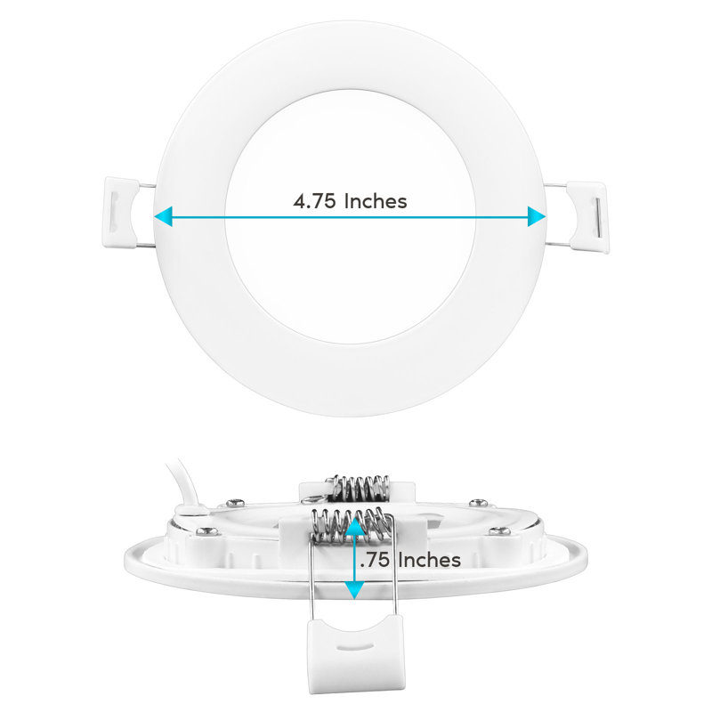 Ensemble d'éclairage encastré DEL 4 po 2700- 5000K Remodel