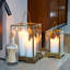 Antique Brass Candle Lantern-863312585