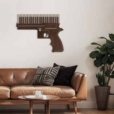 Pistolet pistolet moderne abstrait décoratif décoratif suspendu
