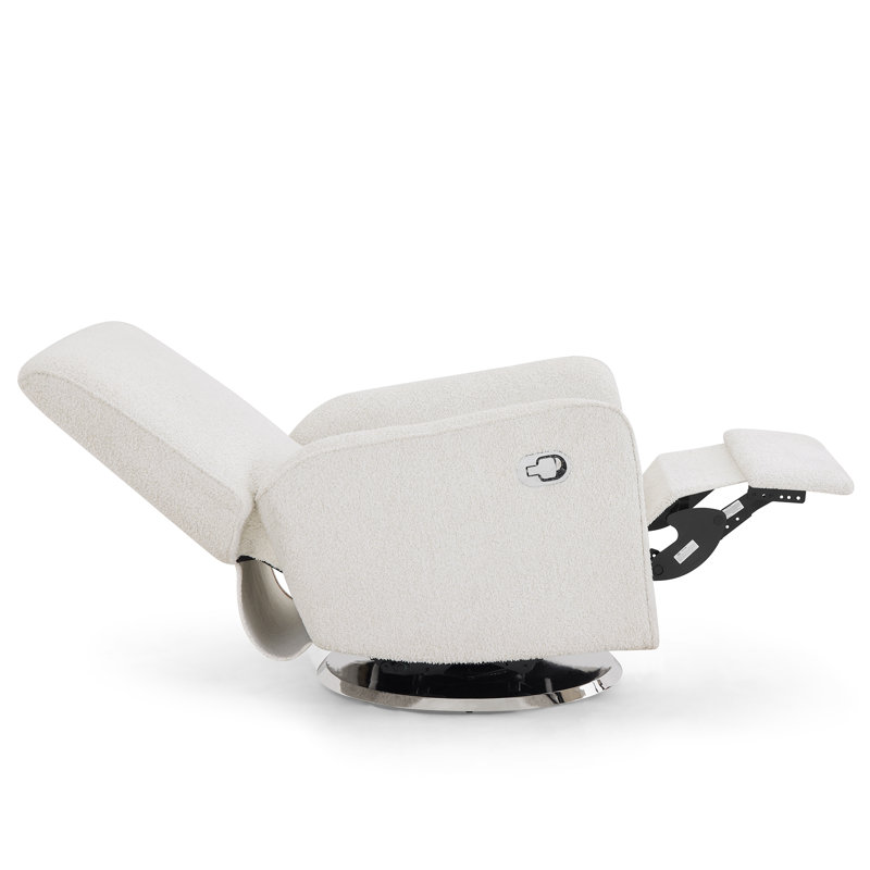 Nest Nursery Swivel Recliner, Java, Cream