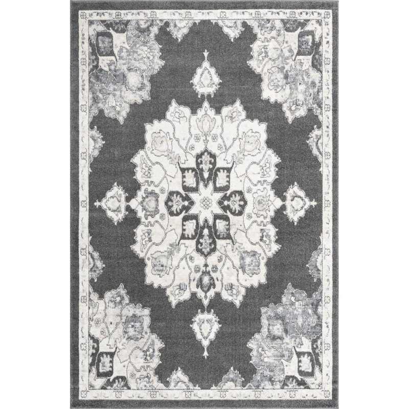 Oriental Indoor Rug, Rectangle 6' x 9'
