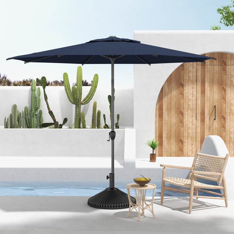 Parasol de marché 108 po Lyon, Bleu très foncé, L 108 po x P 108 po
