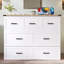 Armoire lit escamotable Murphy avec station de charge Lit plateforme multifonctionnel pliable avec 1 grand tiroir de rangement pour chambre d'amis Petite chambre-1870780332-1870780333