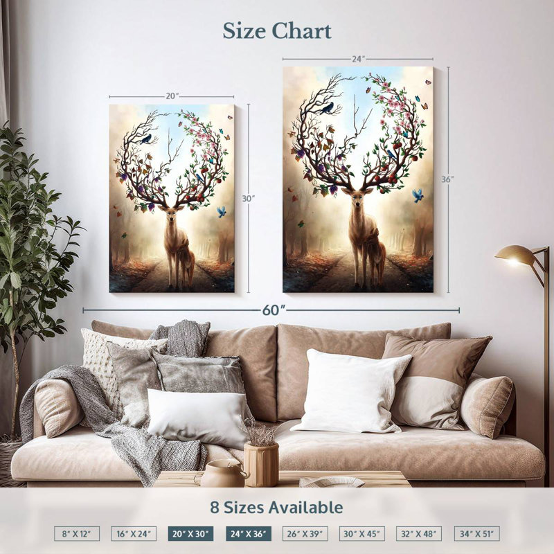 Kelan Seasons Change, 36" H x 24" W