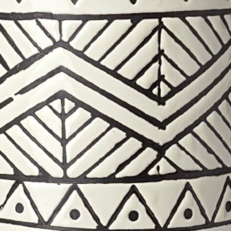 Vase en céramique 17 po, H 17 po x l 5 po x P 5 po