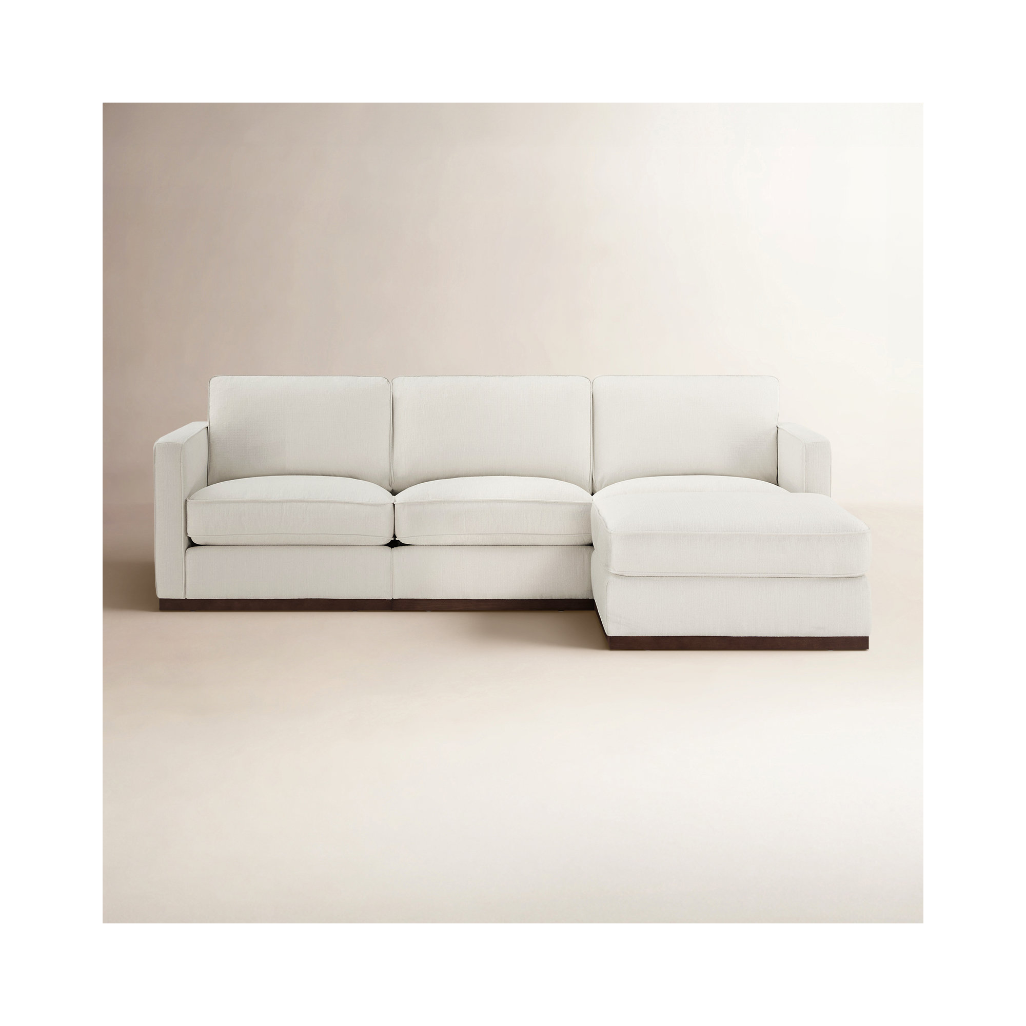 Bobbi 4- Piece Upholstered Modular Chaise Sectional