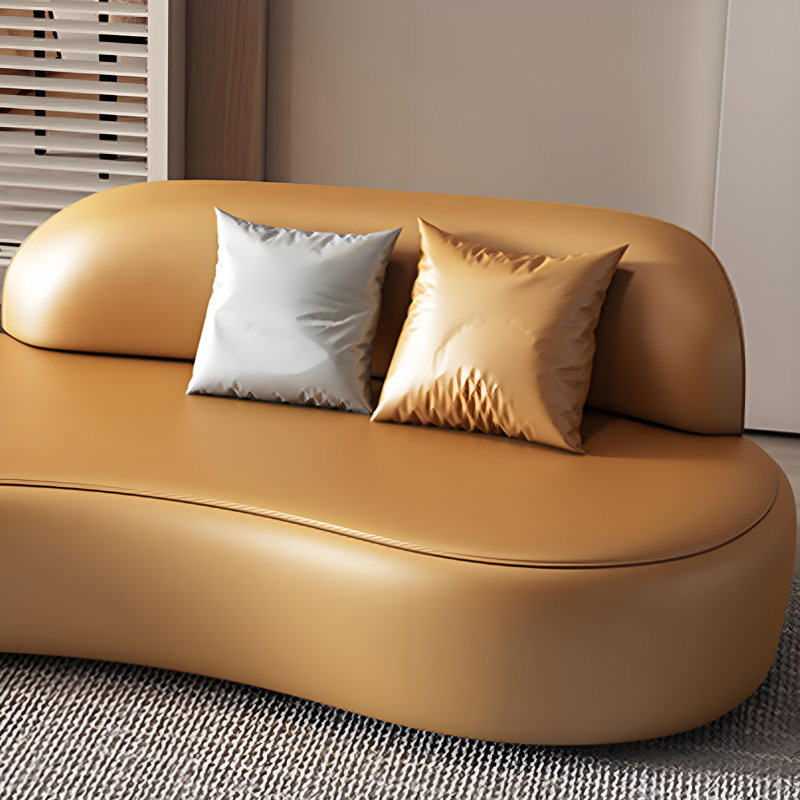 Chaise longue rembourrée Simple Modern Elegant Home, Orange