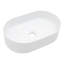 Lavabo vasque en céramique blanche 19,18 x 12,4 pouces - Modern