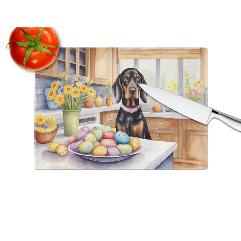 Planche à découper en verre Coonhound