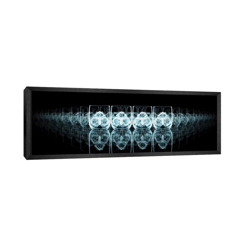 On The Rocks I by 5by5collective - Panoramic Gallery-Wrapped Canvas Giclée on Canvas, Black Floater Framed
