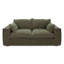 Durbin - Causeuse moderne en tissu vert