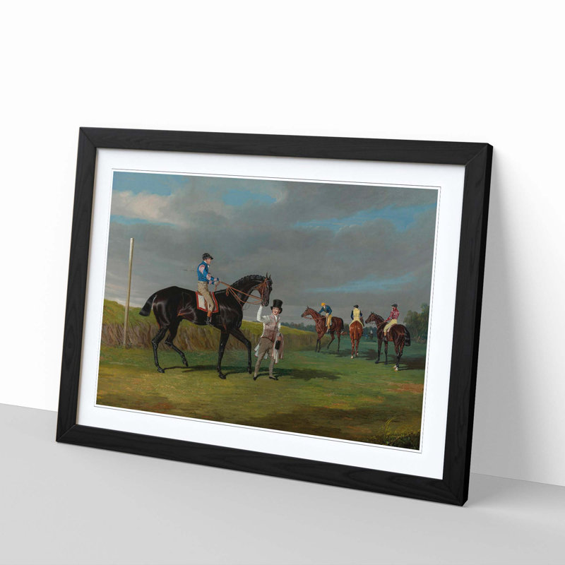 John Frederick Herring Sr - Single Picture Frame Painting, Black