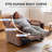 Oversized 42.5" Extra Wide Manual Recliner Breathalbe Leather-1508240147