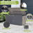 260 Gallon Patio Waterproof Lid Plastic Deck Box With Lock And Wheels-127356259