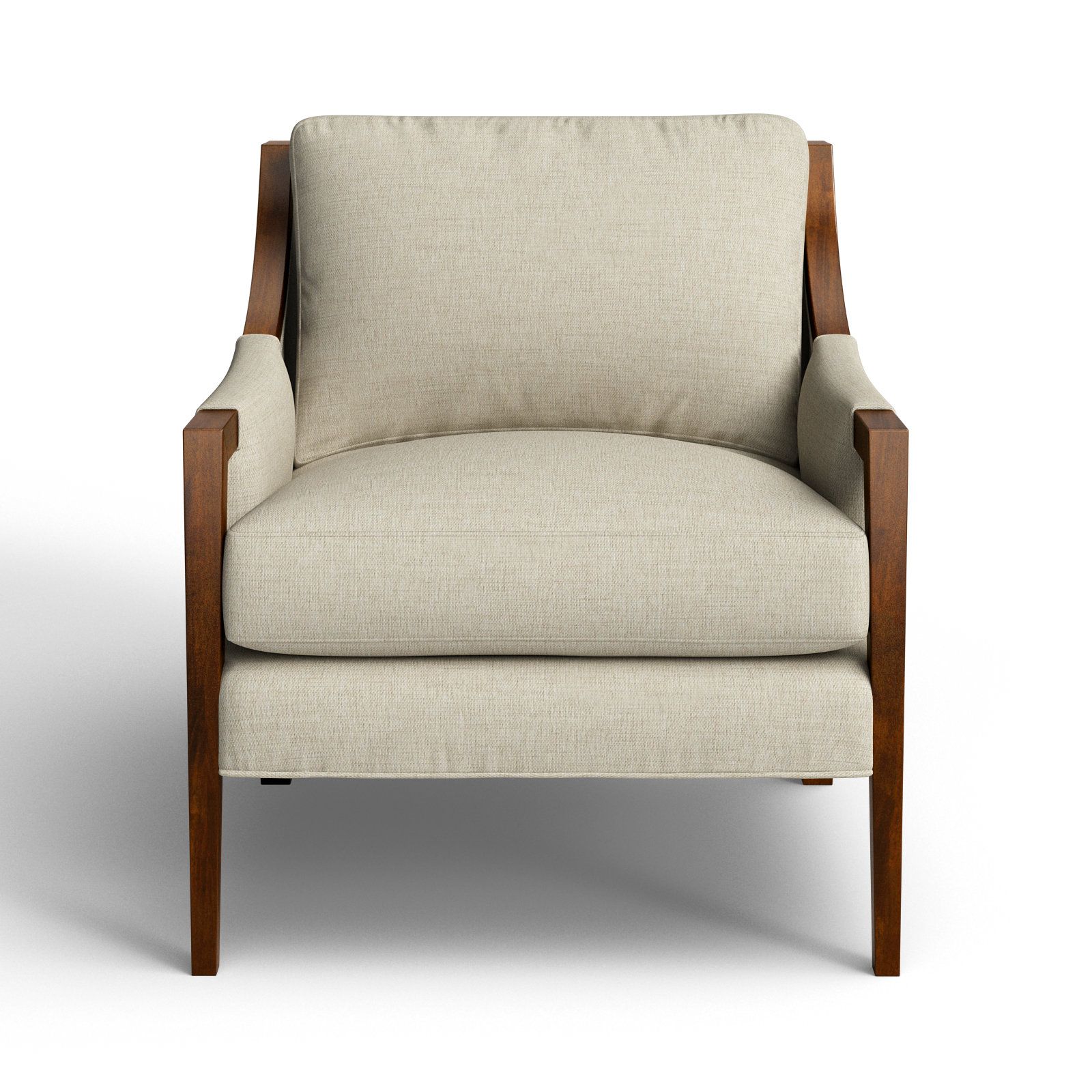 Mikel Pine Armchair, Ida Beige