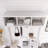 Hall Tree With 6 Hooks, Coat Hanger, Entryway Bench-114201720